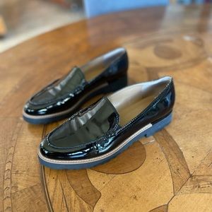 Franco Sarto Black Loafers